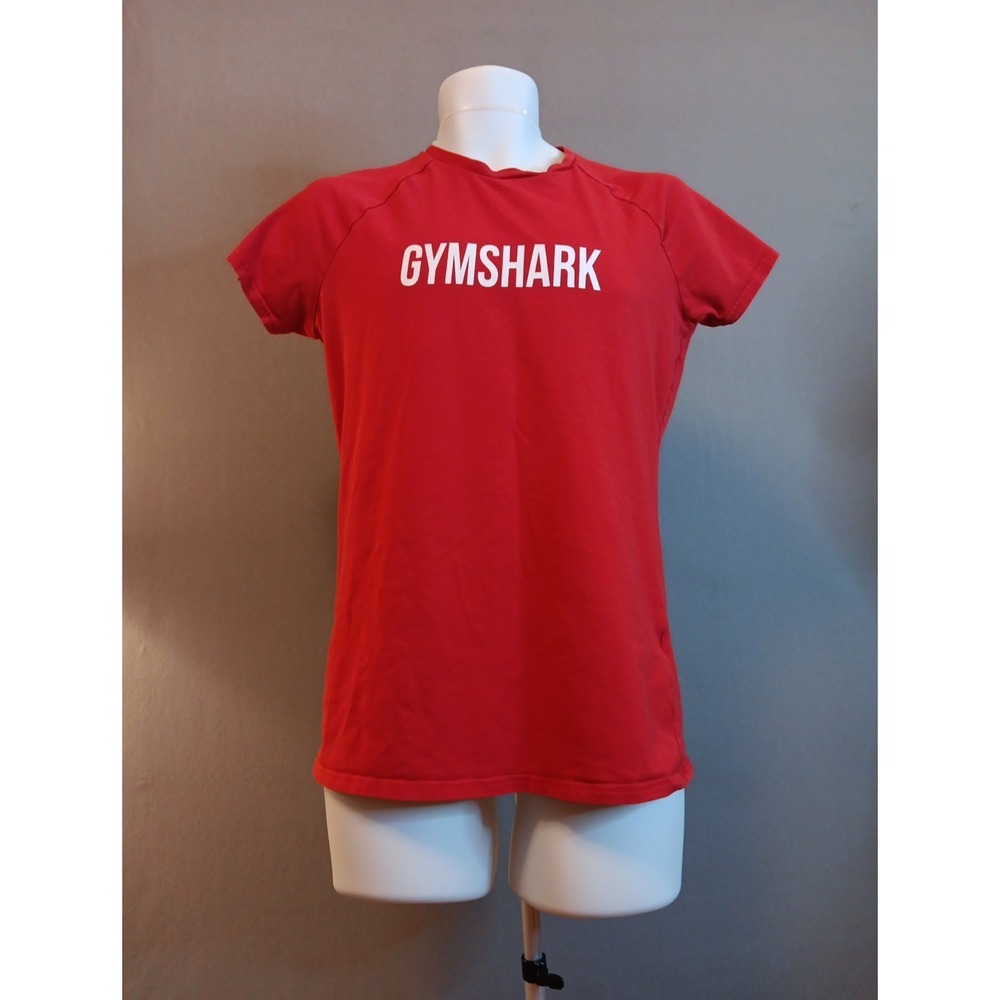 Gymshark Logo Athletic Workout Red T-shirt Adult Unisex Medium MD Lifting